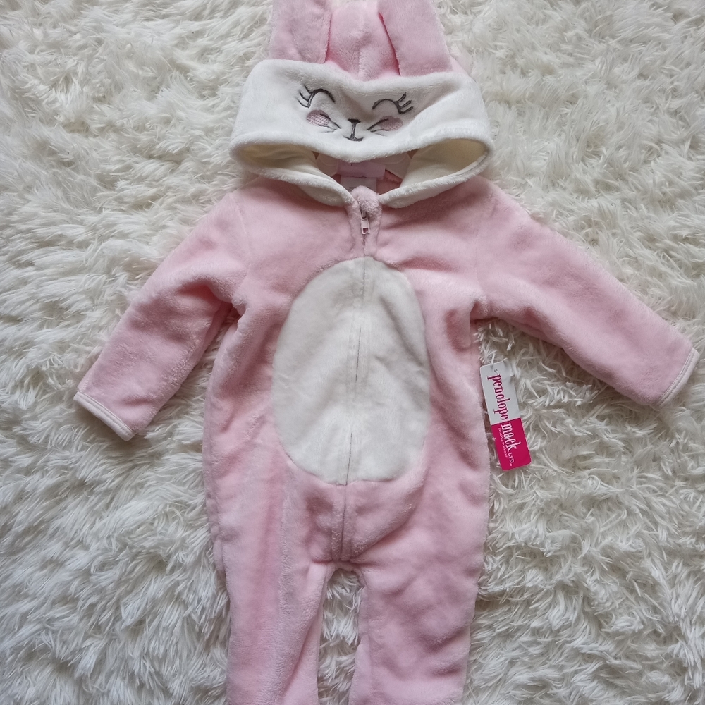 NWT Penelope Mack Bunny Baby Footie